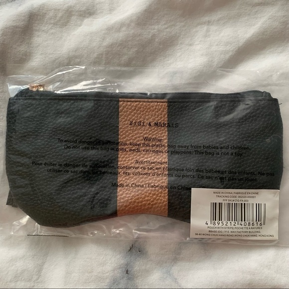 Zigi & Marais Colourblock Pocket Pouch - Picture 4 of 4